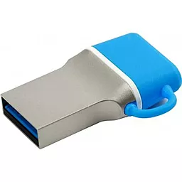 Флешка GooDRam 16GB DualDrive C Blue USB 3.0 (PD16GH3GRDDCBR10) - фото Флешка GooDRam 16GB DualDrive C Blue USB 3.0 (PD16GH3GRDDCBR10)