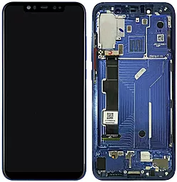 Дисплей Xiaomi Mi 8 с тачскрином и рамкой, оригинал, Blue - фото Дисплей Xiaomi Mi 8 с тачскрином и рамкой, оригинал, Blue