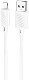 Кабель Hoco X88 Gratified USB-A - Lightning 12w 2.4a 2м cable White - фото Кабель Hoco X88 Gratified USB-A - Lightning 12w 2.4a 2м cable White