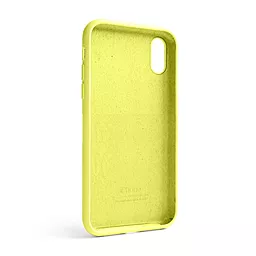 Чехол Silicone Case Full для Apple iPhone XR Flash Lime - миниатюра 2