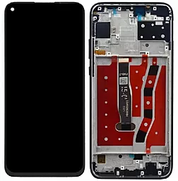 Дисплей Huawei P20 Lite 2019, Nova 5i (GLK-LX1, GLK-LX2, GLK-LX3, GLK-LX1U, GLK-AL00, GLK-TL00) с тачскрином и рамкой, Black