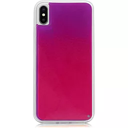 Чехол 1TOUCH Neon Sand Apple iPhone XS Max Purple, Pink
