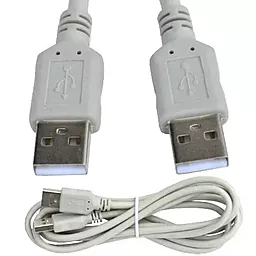 Шлейф (Кабель) Siyoteam USB 2.0 AM/AM 1м сірий - фото Шлейф (Кабель) Siyoteam USB 2.0 AM/AM 1м сірий