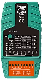 Тестер кабеля Pro'sKit MT-7064 - фото Тестер кабеля Pro'sKit MT-7064