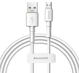 Кабель Baseus Mini USB-A - micro USB 20w 4a 1м cable White (CAMSW-D) - мініатюра 2 Кабель Baseus Mini USB-A - micro USB 20w 4a 1м cable White (CAMSW-D) - мініатюра 2