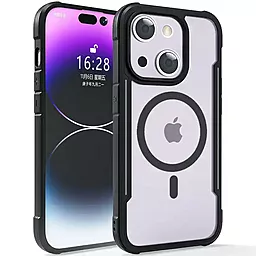 Чохол Epik Defense with MagSafe для Apple iPhone 15 Clear/Black