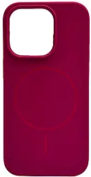 Чехол Silicone Case Full Fine Ring MagSafe для Apple iPhone 14 Pro Dragon Fruit - фото Чехол Silicone Case Full Fine Ring MagSafe для Apple iPhone 14 Pro Dragon Fruit