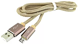 USB Кабель Walker C740 micro USB Cable Gold