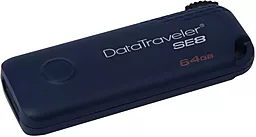 Флешка Kingston 64GB DT SE 8 USB 2.0 (DTSE8/64GB) Blue - фото Флешка Kingston 64GB DT SE 8 USB 2.0 (DTSE8/64GB) Blue