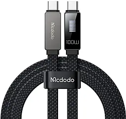 Кабель McDodo LED Display USB-A - Type-C 100w 6a 1.2м cable Black (CA-4980) - фото Кабель McDodo LED Display USB-A - Type-C 100w 6a 1.2м cable Black (CA-4980)