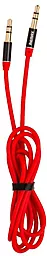 Аудио кабель Remax RL-L200 AUX mini Jack 3.5mm M/M Cable 2 м red (RL-L200) - миниатюра 2