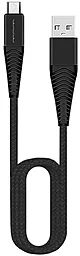 Кабель WUW X98 USB-A - micro USB 12w 2.4a 1м cable Black - фото Кабель WUW X98 USB-A - micro USB 12w 2.4a 1м cable Black