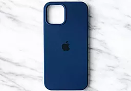 Чехол Silicone Case Full для Apple iPhone 14 Pro Deep Navy - миниатюра 3 Чехол Silicone Case Full для Apple iPhone 14 Pro Deep Navy - миниатюра 3