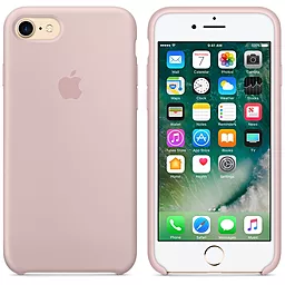 Чехол Silicone Case для Apple iPhone 7, iPhone 8 Pink Sand - миниатюра 2