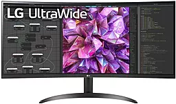 Монітор LG 34WQ60C-B.ADRZ - фото Монітор LG 34WQ60C-B.ADRZ