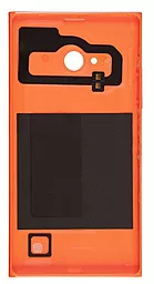 Задняя крышка корпуса Nokia Lumia 730 Dual SIM (RM-1040) / Lumia 735 (RM-1038) Orange - миниатюра 2