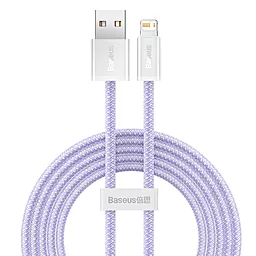 Кабель Baseus Dynamic Series USB-A - Lightning 12w 2.4a 1м cable Purple (CALD000405) - фото Кабель Baseus Dynamic Series USB-A - Lightning 12w 2.4a 1м cable Purple (CALD000405)