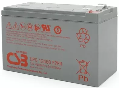 Аккумуляторная батарея CSB 12V 9Ah (UPS12460F2) - фото 2