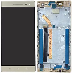 Дисплей Lenovo Phab 2 Pro (PB2-690M, PB2-690N) с тачскрином и рамкой, Gold - фото Дисплей Lenovo Phab 2 Pro (PB2-690M, PB2-690N) с тачскрином и рамкой, Gold