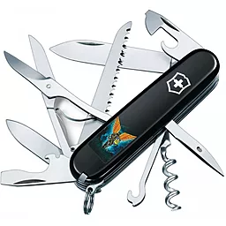 Мультитул Victorinox Huntsman Ukraine (1.3713.3_T1060u) Black Ангел ВСУ - фото Мультитул Victorinox Huntsman Ukraine (1.3713.3_T1060u) Black Ангел ВСУ