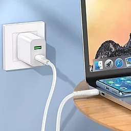 Кабель Hoco X97 Crystal Silicone USB Type-C - Type-C 60w 3a 1м PD cable White - миниатюра 5 Кабель Hoco X97 Crystal Silicone USB Type-C - Type-C 60w 3a 1м PD cable White - миниатюра 5