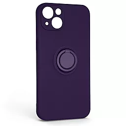 Чохол ArmorStandart Icon Ring для Apple iPhone 13 Dark Purple (ARM68657)