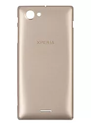 Задняя крышка корпуса Sony Xperia J ST26i Gold - фото Задняя крышка корпуса Sony Xperia J ST26i Gold