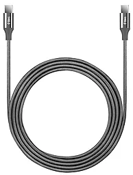 Кабель Ttec 2DK52UG USB Type-C - Type-C 65w 3.25a 3м PD cable Dark/Gray - мініатюра 2 Кабель Ttec 2DK52UG USB Type-C - Type-C 65w 3.25a 3м PD cable Dark/Gray - мініатюра 2