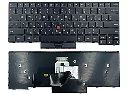 Клавіатура для ноутбуку Lenovo ThinkPad E330 E335 E430 E430C E430S E445 T430U L330 S430 чорна Fingerpoint Original PRC (V131920bs4) Black