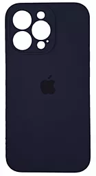 Чехол Silicone Case Full Camera для Apple iPhone 15 Pro Midnight Blue