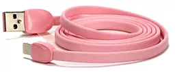 Кабель Remax Shell RC-040i USB-A - Lightning 12w 2.4a 1м cable Pink (RC-040i) - фото Кабель Remax Shell RC-040i USB-A - Lightning 12w 2.4a 1м cable Pink (RC-040i)