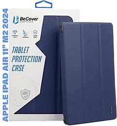 Чехол для планшета BeCover Tri Fold Hard для Apple iPad Air 11" M2 2024  Deep Blue (711413)
