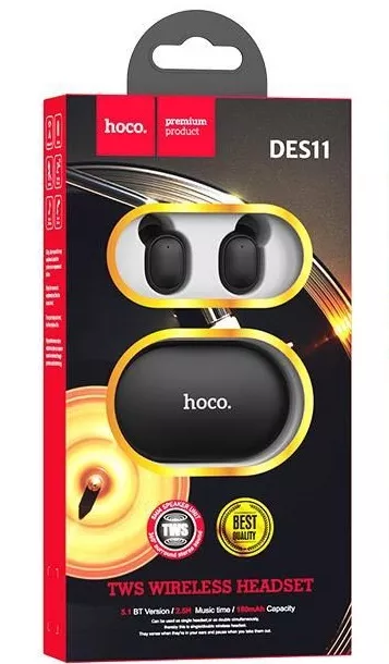Наушники Hoco DES11 Black - фото 4