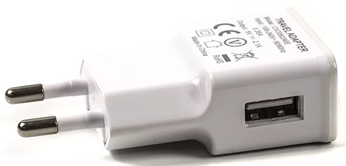 Мережевий зарядний пристрій PowerPlant 2.1a home charger white (SC230136) - фото 2