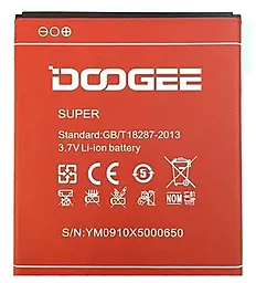 Посилений акумулятор DOOGEE X5 (3000 mAh) 12 міс. гарантії - мініатюра 4