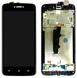 Дисплей Motorola Moto C (XT1750) з тачскріном і рамкою, Black