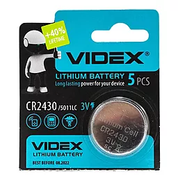 Батарейки Videx CR2430 1шт 3 V