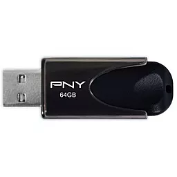 Флешка PNY 64GB Attache4 USB 2.0 (FD64GATT4-EF) Black