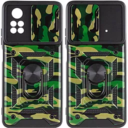 Чохол Epik Camshield Serge Ring Camo для Xiaomi Poco X4 Pro 5G Army Green