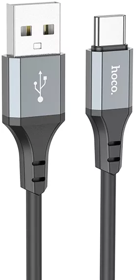 Кабель Hoco X92 USB-A - Type-C 15w 3a 3м cable Black - фото 1