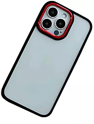 Чохол 1TOUCH Cristal Guard для Apple iPhone 13 Pro Black-Red - мініатюра 3