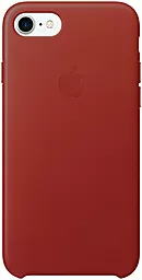Чехол Apple Leather Case iPhone 8, iPhone 7, iPhone SE 2020 Red