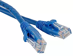 Патч-корд EasyLife RJ45 5м Cat. 5e UTP синий - фото Патч-корд EasyLife RJ45 5м Cat. 5e UTP синий