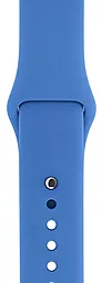 Сменный ремешок для умных часов iWatch Sport Band 42mm Royal Blue (size S) - миниатюра 4