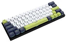 Клавиатура Fantech ATOM63 MK874V2 Mori Blue Switch White - фото Клавиатура Fantech ATOM63 MK874V2 Mori Blue Switch White