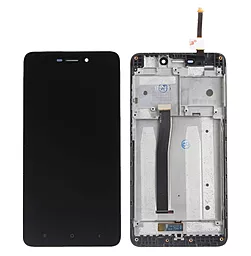 Дисплей Xiaomi Redmi 4A с тачскрином и рамкой, оригинал, Black - фото Дисплей Xiaomi Redmi 4A с тачскрином и рамкой, оригинал, Black