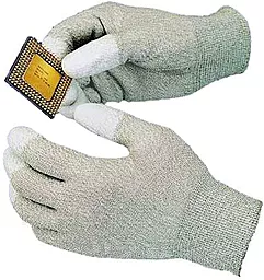 Перчатки антистатические Goot WG-4M с полиуретановыми ладонями и пальцами - миниатюра 2