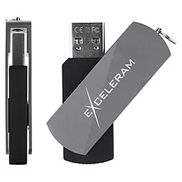 Флешка Exceleram 16GB P2 Series USB 2.0 (EXP2U2GB16) Gray - мініатюра 3