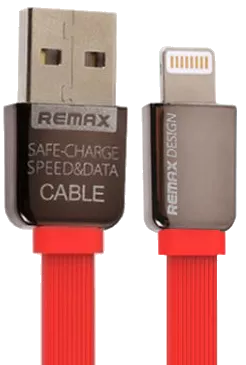 Кабель Remax Kingkong USB-A - Lightning 12w 2.4a 1м cable Red (RC-015i) - фото 1