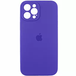 Чехол Silicone Case Full Camera для Apple iPhone 12 Pro Max Dark Purple - фото Чехол Silicone Case Full Camera для Apple iPhone 12 Pro Max Dark Purple